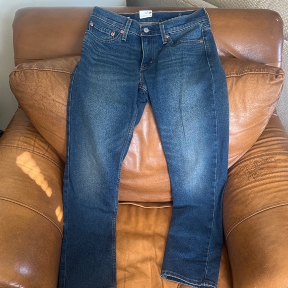 Levi's 511 Dark Blue Straight Jeans slim fit - Picture 3 of 4